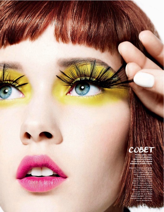 Daria-Popova-by-Walter-Chin-for-Allure-Russia-April-2013-yellow-eyeshadow